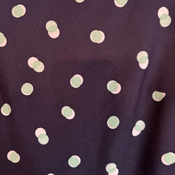 Sandra Darren Women’s Mint Green and Black Sheath Pleated Dress Size 12 - Picture 11 of 12